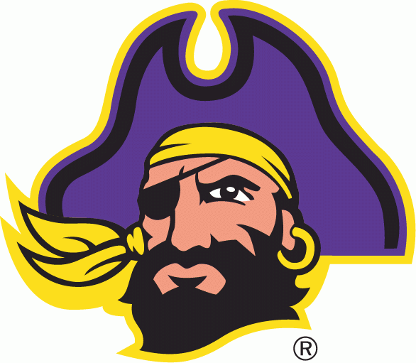 East Carolina Pirates 2004-2013 Primary Logo iron on transfers for clothing